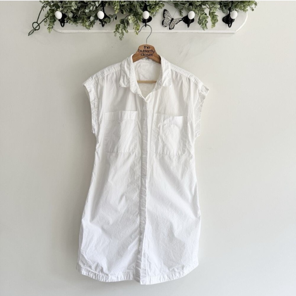 Everlane | White Button Down Shirt Dress | Small
